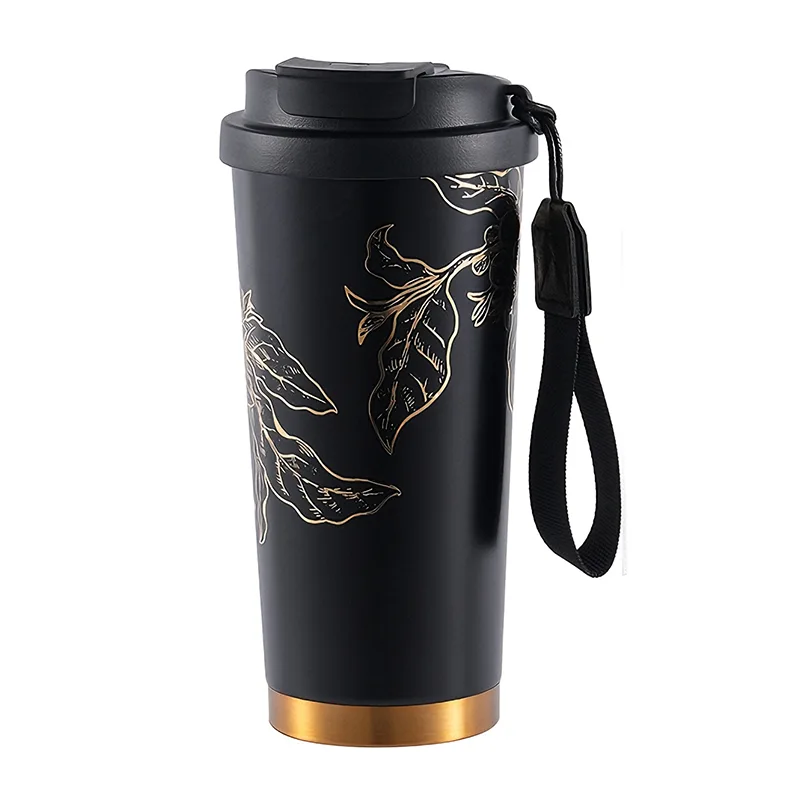 Tazza da caffè isolata in acciaio inossidabile